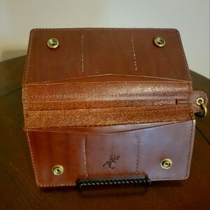 RIVER CITY LEATHER CARD CASE/WALLET Nwot